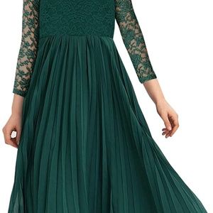 Flower girl formal wedding banquet party dress